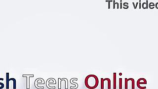 collared goth british teen slut fucked doggystyle cum facial on kitchen desk