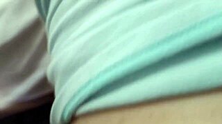 zamira's big latina ass back from gym gets rimmed by stepson