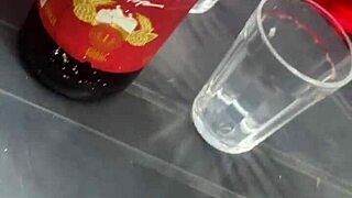 Exibida Latina Teases Married Man In Lingerie At The Bar Outdoors