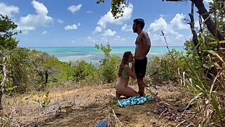 brazilian beach anal slut begs for dirty outdoor cock in nordeste?