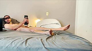 check out my small waist stroking this vibrating monster cock toy sucking deep