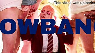 Oops, this hot british redhead teen's handjob feels too good already