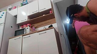 she risks banging husband's friend bareback with big cock moans