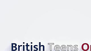 Oops, this hot british redhead teen's handjob feels too good already