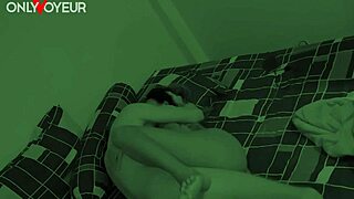 VOYEUR CAPTURES BUSTY ASIAN BABE'S HOMEMADE FUCK BY WHITE COCK!