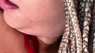 getting my ass wrecked by huge dildo chubby babe 😩🍑💦