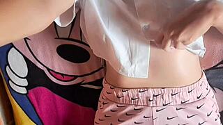 damn i'm burnin up rubbin my pussy on this table till intense orgasm hits free porno style