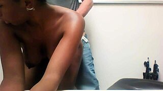 missy maverick caught sucking black cock on office cam skinny