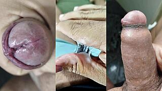 i can't stop jerking my tiny foreskin dick while my young girlfriend squirts on her tasty pussy and tits - part 14