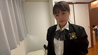 High school couple sneaks home fuck with raging hard boyfriend cock