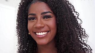 Jenny Pretinha's Perfect Body Craves Two Huge Dicks Balls-Deep DAP