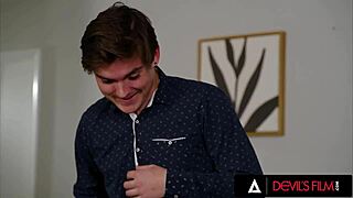 kimmy kimm caught fapping turns into bent over doggy hardcore interracial fuck devils film