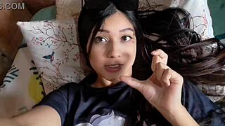 Ella fucks her favorite student with huge tits and toys