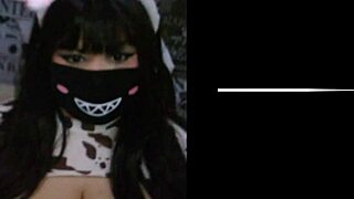 Cow Cosplay BBW Milf Watches Porn Dildoing Huge Tits Webcam