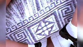 innocent student look hides her deep cock sucking skills in bed homemade