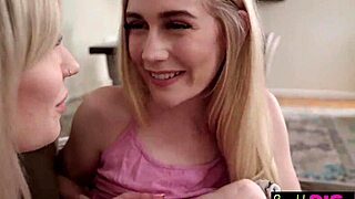 Skinny blonde stepsisters crave family taboo sex!