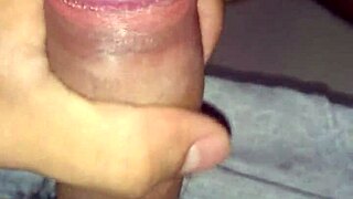 Teen solo strokes cock to cum in softcore masturbation scene.