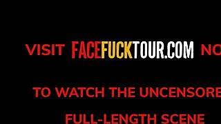 colombian slut with huge tits swallows big cock pov