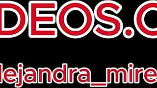 Latina Plays with Toy First Time Anal in Bedroom