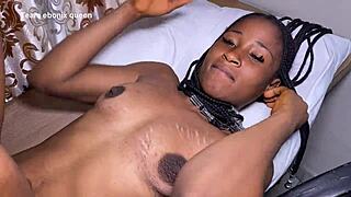 damn this teen 18+ girl gets raw fucked on the counselor's desk... she grabs his big fat cock so hard!