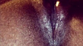 Panties Off Ebony Lovers Lick Shaved Pussy To Orgasm