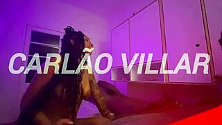 brazilian brunette chokes on monster cock group fuck