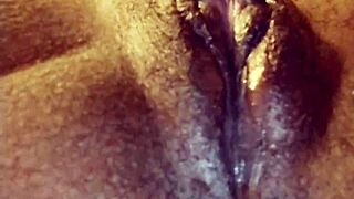 Panties Off Ebony Lovers Lick Shaved Pussy To Orgasm