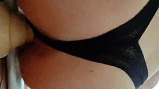 Latina Teen Whore Masturbates Hard with Huge Dildo Quarantine