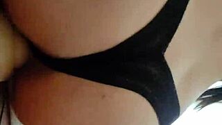 Latina Teen Whore Masturbates Hard with Huge Dildo Quarantine