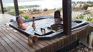 early mountain morning ebony milf moans as juicy pussy gets licked hidden