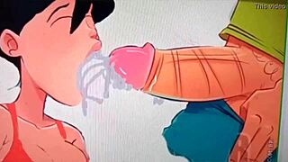 damn she's sucking cock like a total safada slut