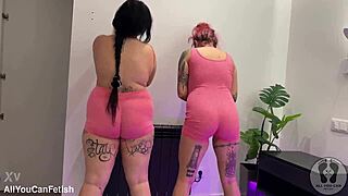 Gg's huge boobs bounce while ass shakes in preview