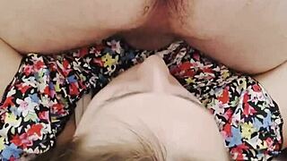 upside down rimming leads to rough slave domination