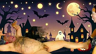 Agarabas and Olpr tease halloween fetish preview delights