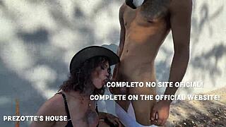 huge cock stuffs sabrina prezotte's ass completely!