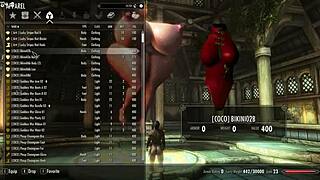 sabrina's giantess skyrim se clothing haul with huge boobs