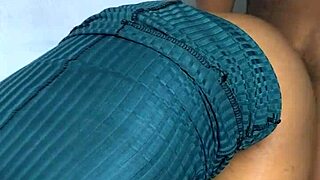 Skinny ebony milf's tight wet pussy stretched by thick cock cumshot