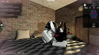 Bent over pounding her big ass doggystyle feels amazing