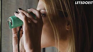 lesbian neighbors sabrisse stacy cruz zlata shine lick pussies in horny threesome