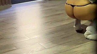 pervy stepdad jerks to stepdaughter's after-school ass fingering reveal