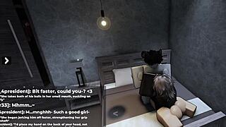 shy roblox girl begs for cock when she gets horny