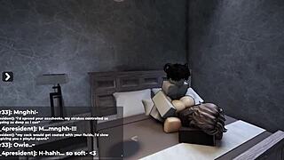 shy roblox girl begs for cock when she gets horny