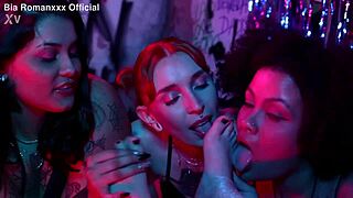 bound big tits babe squirms under foot tickle worship torment