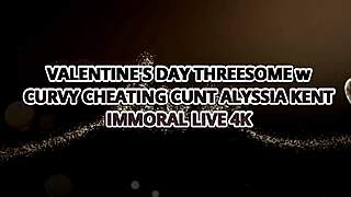 DEAN VAN DAMME POUNDS ALYSSIA'S CHEATING CUNT ON VALENTINE'S DAY