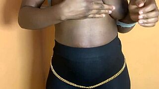 AFRICAN EBONY BABE TAKES ROUGH BACKSHOTS FROM BIG COCK!