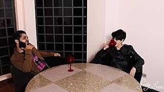 skinny teen hairy pussy sucks monster cock deepthroat