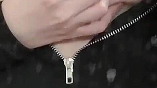 elza kom slips into sexy nylons hugging her curvy milf ass