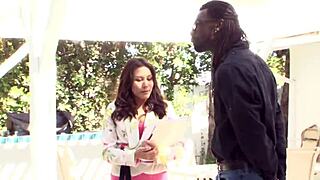 omg that horny asian brunette riding massive black cock sqf deep