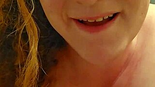 Redhead BBW Shows Off Her Huge Natural Tits