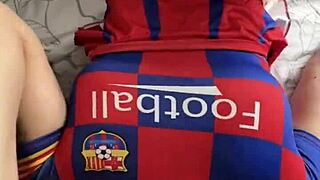 big ass cheerleader, wanna feel us stuffing your holes in this hot threesome?